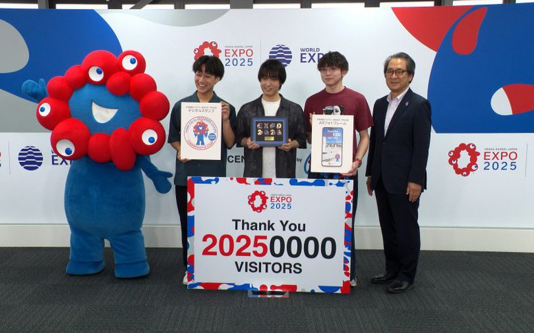 EXPO 2025 Osaka Kansai cán mốc 20,25 triệu lượt khách, lập kỷ lục mới