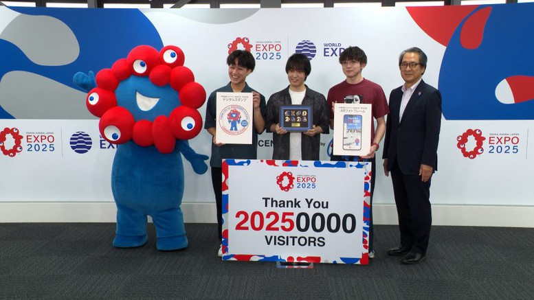 EXPO 2025 Osaka Kansai cán mốc 20,25 triệu lượt khách, lập kỷ lục mới- Ảnh 1.