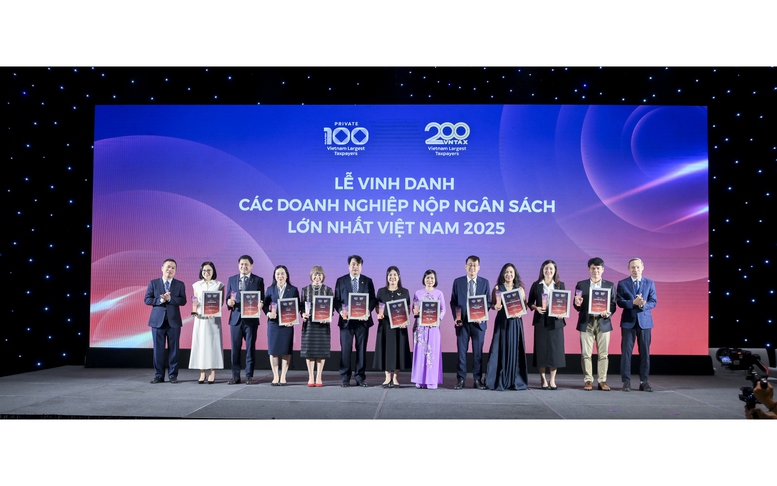 Vinh danh doanh nghiệp nộp thuế lớn nhất vào năm 2025