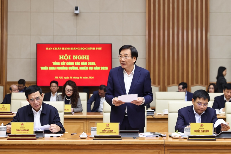 Đồng chí Phạm Minh Chính chủ trì Hội nghị tổng kết năm 2025, triển khai nhiệm vụ năm 2026 của Đảng ủy Chính phủ- Ảnh 2.