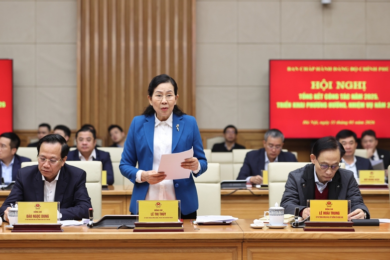 Đồng chí Phạm Minh Chính chủ trì Hội nghị tổng kết năm 2025, triển khai nhiệm vụ năm 2026 của Đảng ủy Chính phủ- Ảnh 3.