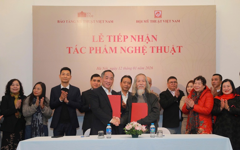 Bảo tàng Mỹ thuật Việt Nam tiếp nhận gần 1.000 tác phẩm mỹ thuật