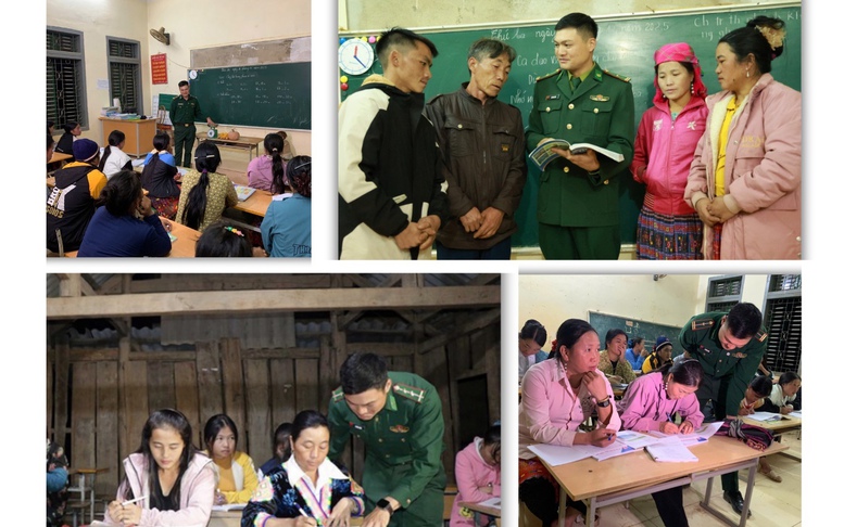 Bước chân thầm lặng ‘gieo chữ’, giữ biên cương