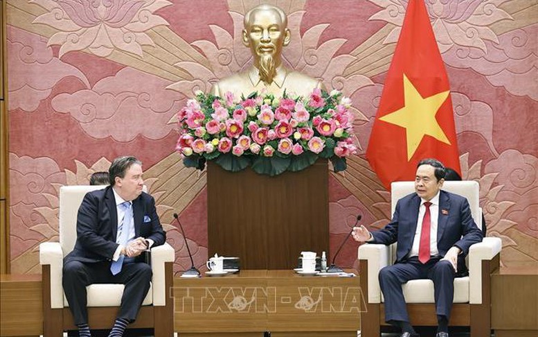 Chủ tịch Quốc hội Trần Thanh Mẫn tiếp các Đại sứ Campuchia, Hoa Kỳ và Philippines chào từ biệt