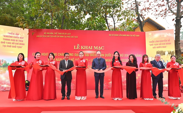 Khai mạc chuỗi hoạt động chào mừng Đại hội Đảng lần thứ XIV và 76 năm quan hệ Việt Nam – Liên bang Nga- Ảnh 1.