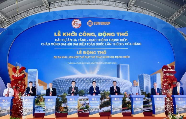 TPHCM: Khởi công nhiều công trình dự án trọng điểm chào mừng Đại hội lần thứ XIV của Đảng- Ảnh 1.