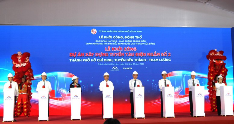 TPHCM: Khởi công nhiều công trình dự án trọng điểm chào mừng Đại hội lần thứ XIV của Đảng- Ảnh 2.