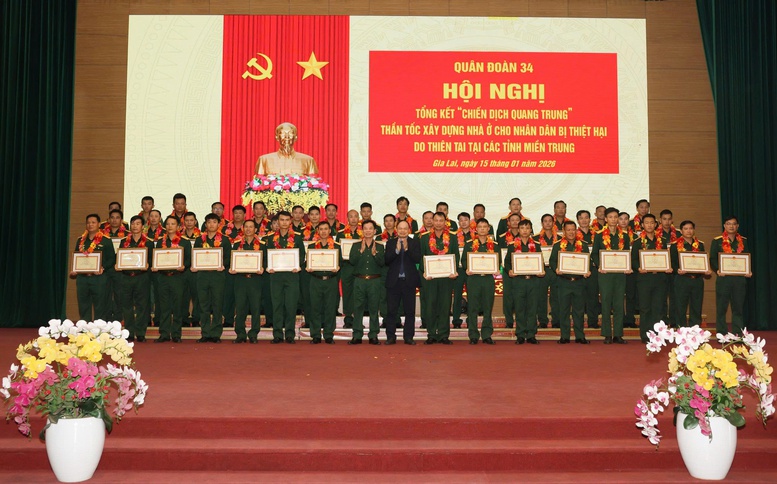 Quân đoàn 34 hoàn thành xây dựng 80 căn nhà cho nhân dân tỉnh Gia Lai và Đắk Lắk- Ảnh 1.