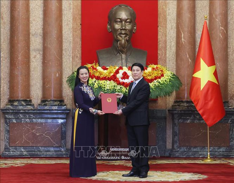 Chủ tịch nước Lương Cường trao quyết định bổ nhiệm Đại sứ Việt Nam tại nước ngoài- Ảnh 3.