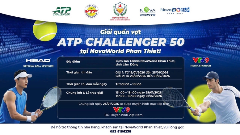 ATP Challenger 50 hấp dẫn bởi những trận đấu rực lửa và kịch tích - Ảnh 4.