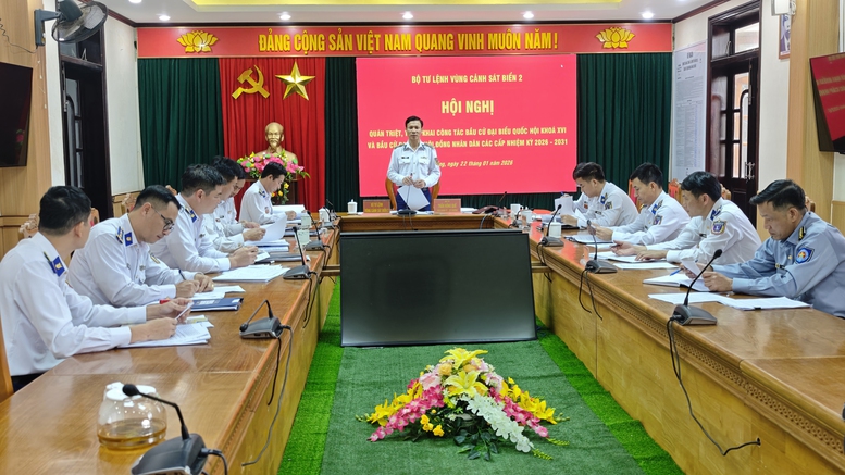 Vùng Cảnh sát biển 2 triển khai công tác chuẩn bị bầu cử- Ảnh 1. Vùng Cảnh sát biển 2 triển khai công tác chuẩn bị bầu cử- Ảnh 1.