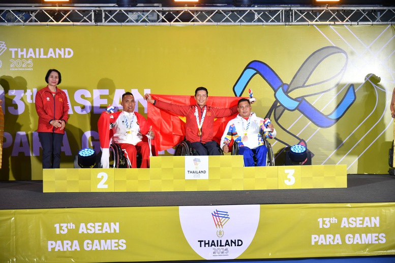 ASEAN Para Games 13: Thể thao Người khuyết tật Việt Nam ‘thăng hoa’ trong ngày thi đấu thứ hai- Ảnh 1.