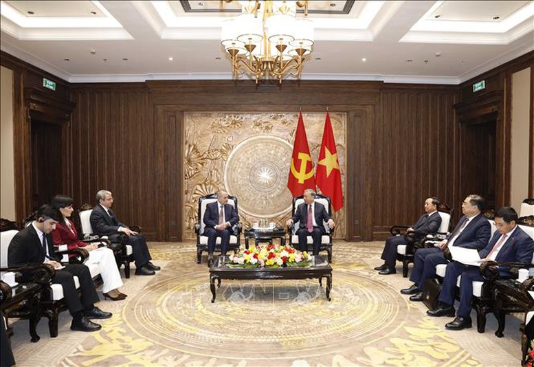 Tổng Bí thư Tô Lâm tiếp Đoàn đại biểu Đảng Azerbaijan Mới- Ảnh 3.
