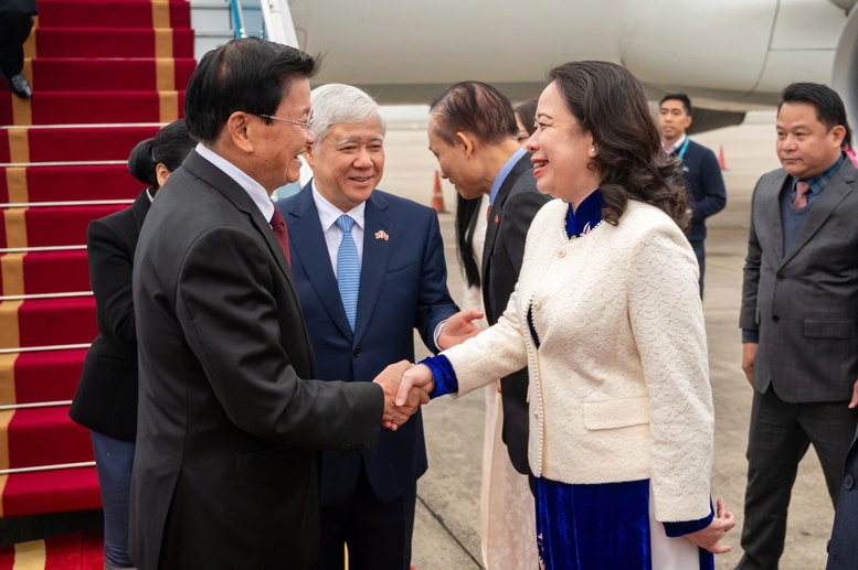 Tổng Bí thư, Chủ tịch nước Lào bắt đầu thăm cấp Nhà nước tới Việt Nam- Ảnh 3.