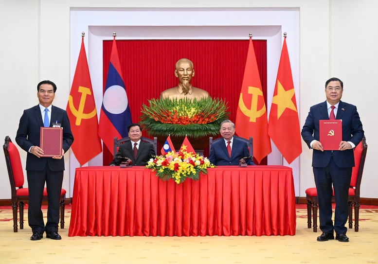Củng cố nền tảng chính trị vững chắc, đưa quan hệ Việt - Lào ngày càng đi vào chiều sâu- Ảnh 4.