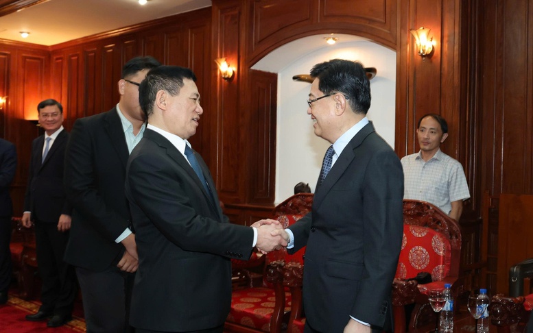 Phó Thủ tướng Hồ Đức Phớc tiếp Ngài Vương Thụy Kiệt, nguyên Phó Thủ tướng Singapore