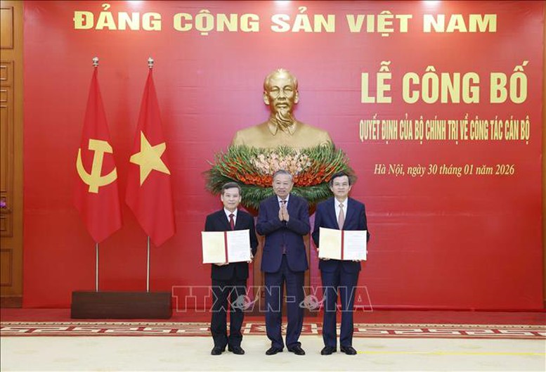 Phân công, bổ nhiệm, chỉ định Trưởng Ban Nội chính Trung ương và Giám đốc Học viện Chính trị quốc gia Hồ Chí Minh