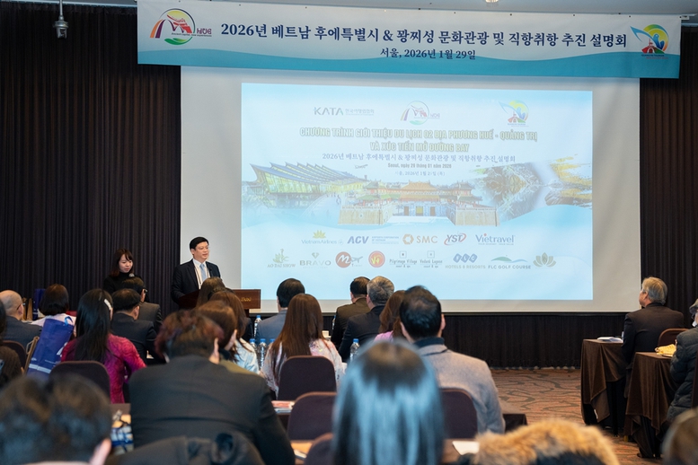 Huế, Quảng Trị giới thiệu du lịch, xúc tiến mở đường bay đến Hàn Quốc- Ảnh 2.