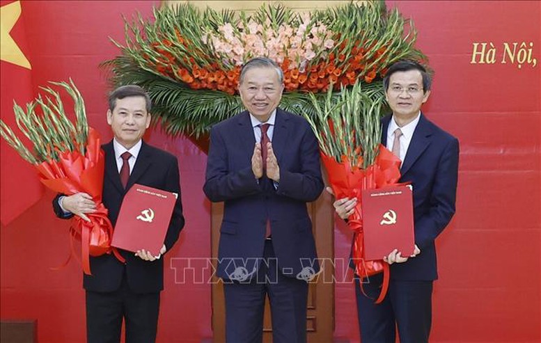 Bổ nhiệm Trưởng Ban Nội chính Trung ương và Giám đốc Học viện Chính trị quốc gia Hồ Chí Minh- Ảnh 2.