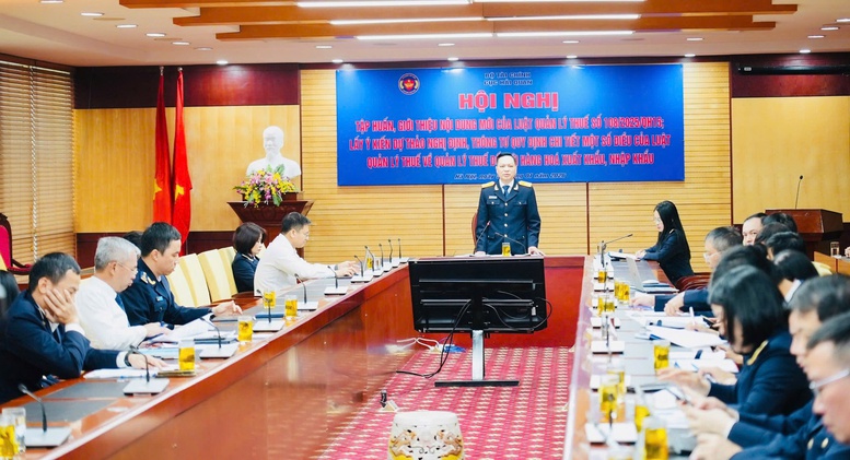 Lấy ý kiến dự thảo nghị định, thông tư hướng dẫn 
quản lý thuế hàng hóa xuất nhập khẩu- Ảnh 1.