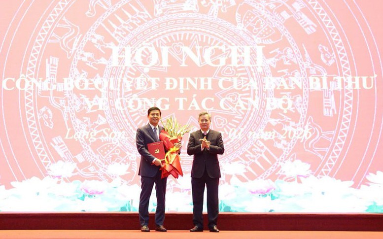 Ban Bí thư điều động đồng chí Vũ Hoàng Anh giữ chức Phó Bí thư Tỉnh ủy Lạng Sơn