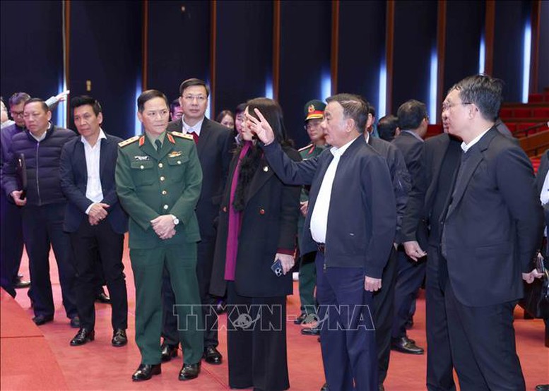 Thường trực Ban Bí thư Trần Cẩm Tú kiểm tra công tác chuẩn bị Đại hội XIV của Đảng- Ảnh 2.