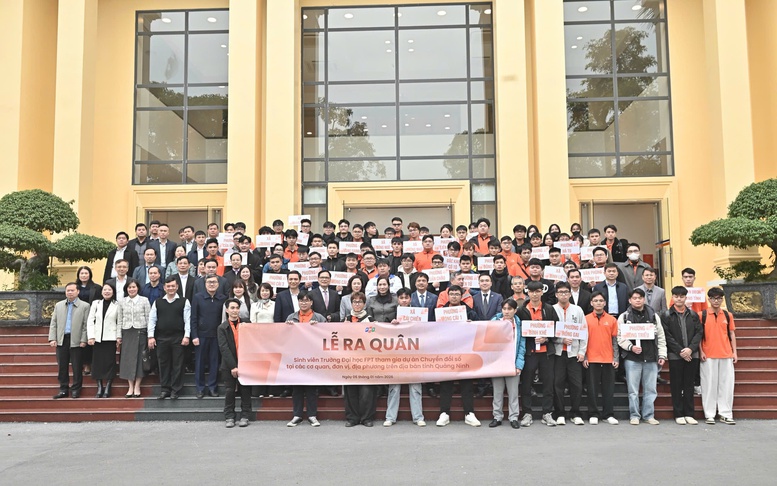 Quảng Ninh phối hợp FPT đưa sinh viên về xã, phường hỗ trợ triển khai Nghị quyết 57