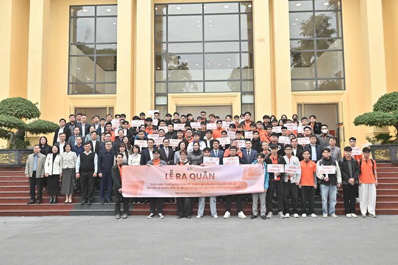 Quảng Ninh phối hợp FPT đưa sinh viên về xã, phường hỗ trợ triển khai Nghị quyết 57- Ảnh 2.