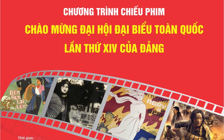 Viện Phim Việt Nam chiếu phim hướng tới Đại hội Đảng XIV