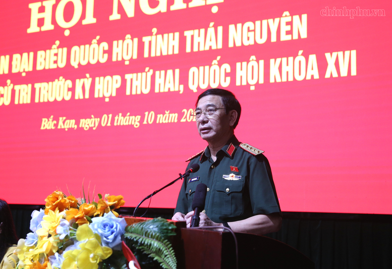 Đại tướng Phan Văn Giang tiếp xúc cử tri tỉnh Thái Nguyên- Ảnh 4.
