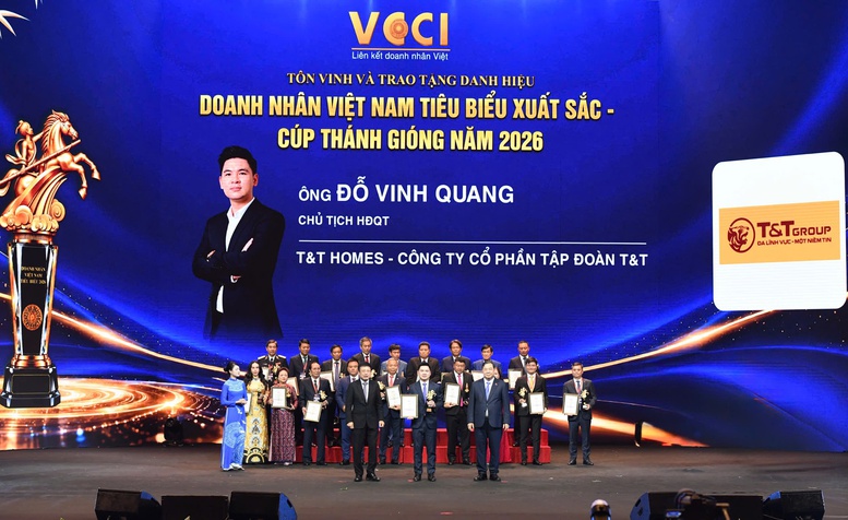 Phó Chủ tịch T&T Group Đỗ Vinh Quang được vinh danh Doanh nhân Việt Nam tiêu biểu - Cúp Thánh Gióng 2026- Ảnh 1.