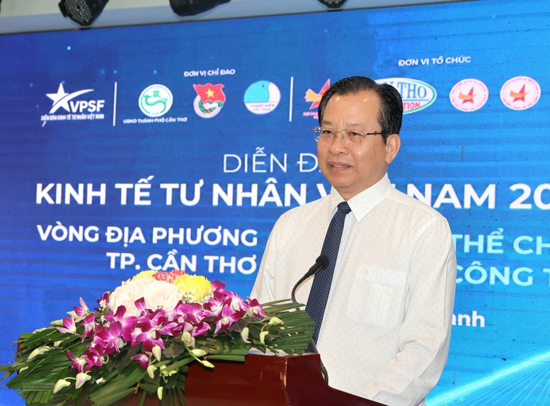 Cần Thơ: Kinh tế tư nhân đóng góp 74% GRDP, cần lớn lên bằng số hóa-xanh hóa- Ảnh 1.