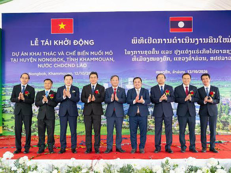 Tái khởi động dự án khai thác và chế biến muối mỏ gần 500 triệu USD tại Khammouane, Lào- Ảnh 2.