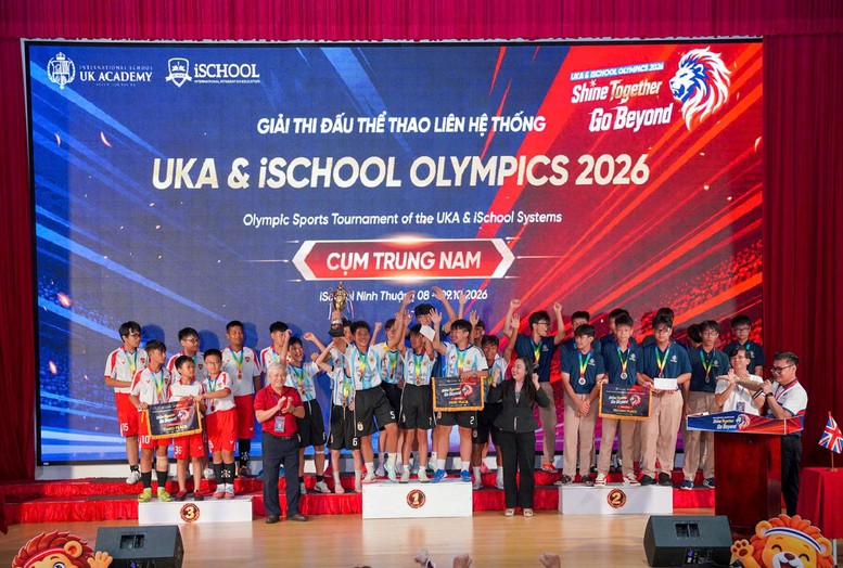 Giải thể thao học sinh UKA & iSchool Olympics 2026 thu hút gần 700 vận động viên- Ảnh 3.
