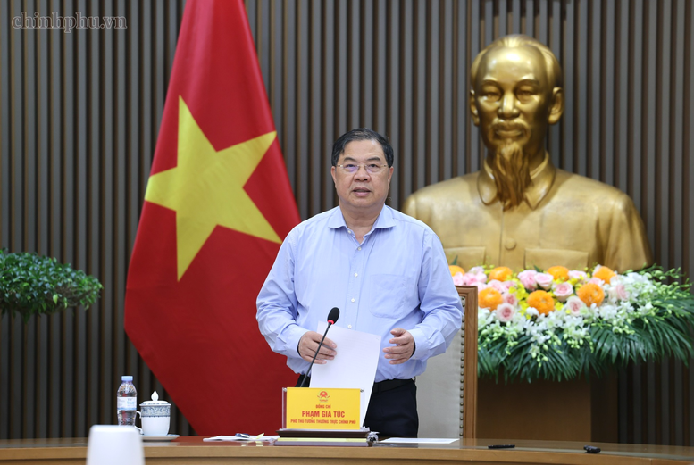 Phó Thủ tướng Thường trực Phạm Gia Túc chủ trì phiên họp Ban Công tác liên ngành đối ngoại và hội nhập quốc tế về kinh tế và khoa học - công nghệ- Ảnh 2.