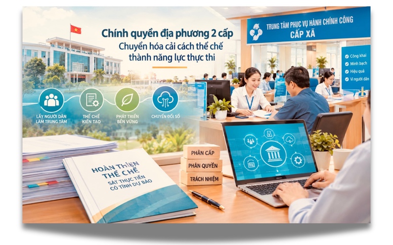 Chính quyền địa phương 2 cấp: Chuyển hóa cải cách thể chế thành năng lực thực thi- Ảnh 1.