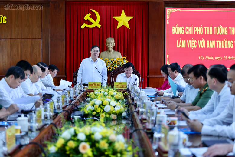 Phó Thủ tướng Thường trực Phạm Gia Túc: Tây Ninh phấn đấu tăng trưởng năm 2026 từ 10,5% trở lên- Ảnh 5.