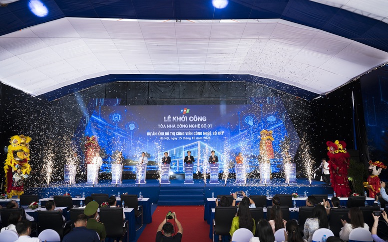FPT khởi công Tòa nhà đầu tiên tại Khu đô thị Công viên công nghệ số