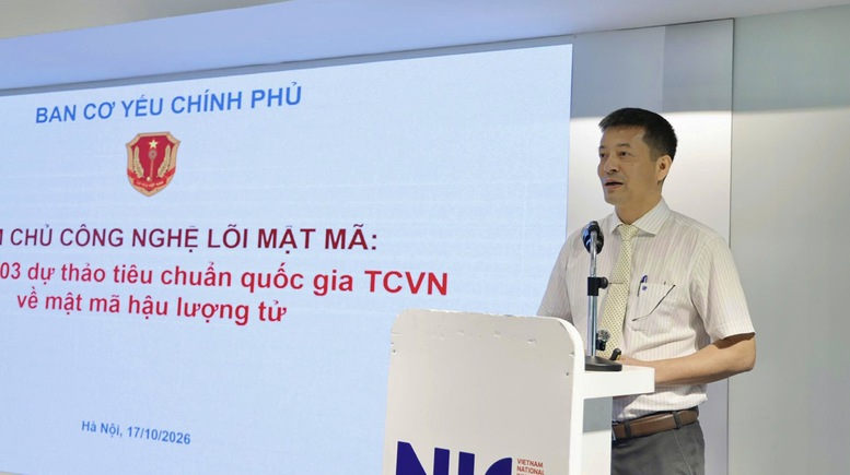 Công bố 3 dự thảo tiêu chuẩn quốc gia về mật mã hậu lượng tử- Ảnh 3.