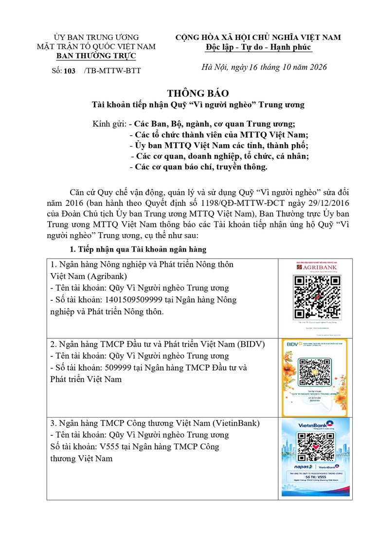 Chủ tịch Ủy ban Trung ương MTTQ Việt Nam kêu gọi ủng hộ, giúp đỡ người nghèo- Ảnh 6.