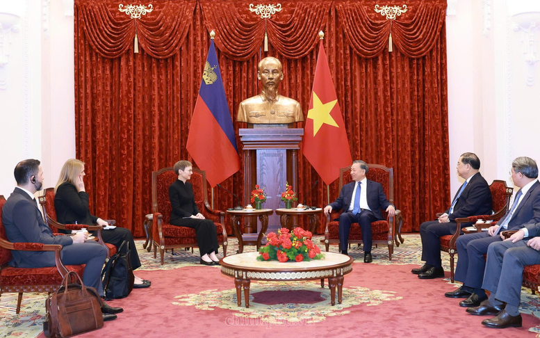 Tổng Bí thư, Chủ tịch nước Tô Lâm tiếp Thủ tướng Liechtenstein