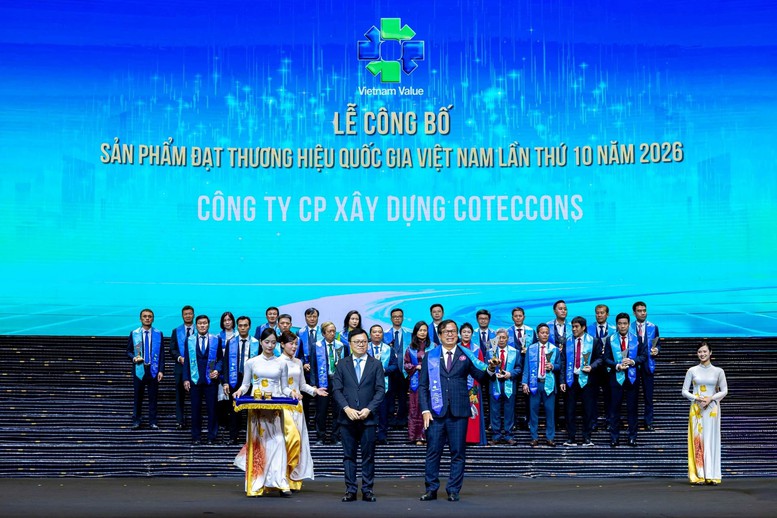Coteccons lần thứ hai được vinh danh Thương hiệu quốc gia Việt Nam: Khẳng định năng lực nhà thầu Việt- Ảnh 1.