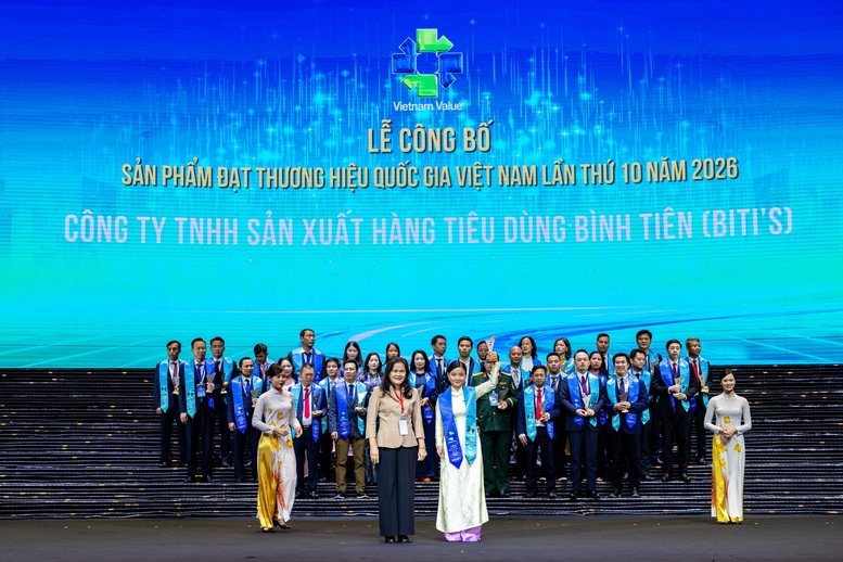 Biti's lập thành tích 10 kỳ liên tiếp đạt Thương hiệu quốc gia Việt Nam- Ảnh 1.