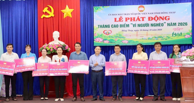 Đồng Tháp: 102 xã, phường đăng ký 197 công trình chăm lo người nghèo- Ảnh 2.