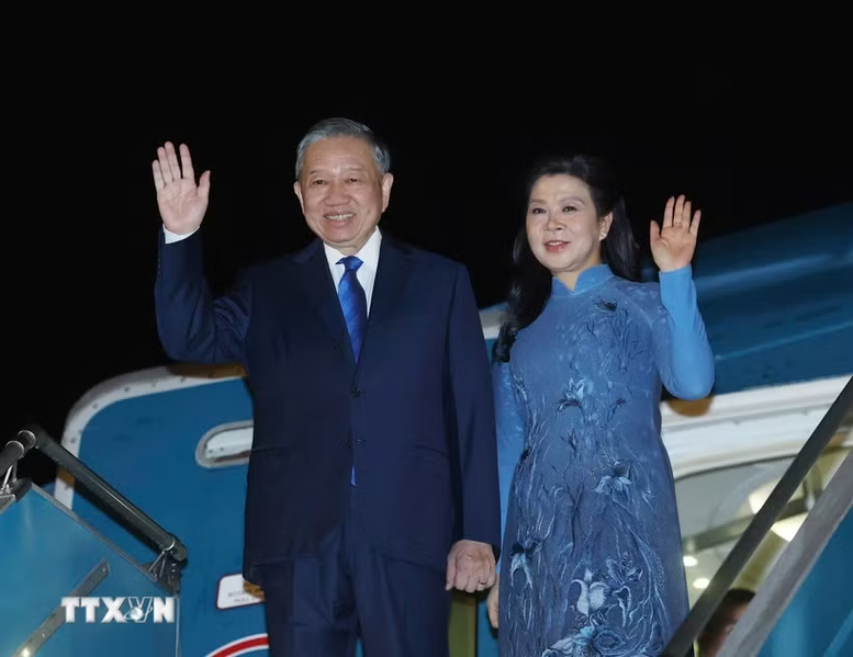 Tổng Bí thư, Chủ tịch nước Tô Lâm cùng Phu nhân lên đường thăm Đan Mạch, Liên minh châu Âu và Bỉ- Ảnh 1.
