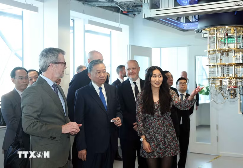 Tổng Bí thư, Chủ tịch nước Tô Lâm thăm Viện Nghiên cứu Niels Bohr của Đại học Copenhagen- Ảnh 1.