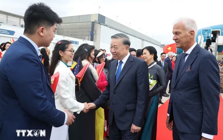 Tổng Bí thư, Chủ tịch nước Tô Lâm bắt đầu thăm chính thức Liên minh châu Âu và Vương quốc Bỉ