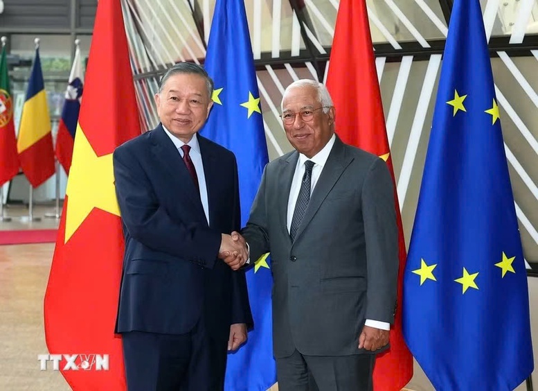 Tổng Bí thư, Chủ tịch nước Tô Lâm hội đàm với Chủ tịch Hội đồng châu Âu António Costa- Ảnh 1.
