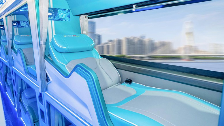 Xe bus giường nằm thuần điện do Việt Nam sản xuất lần đầu được đưa vào vận tải liên tỉnh- Ảnh 4.