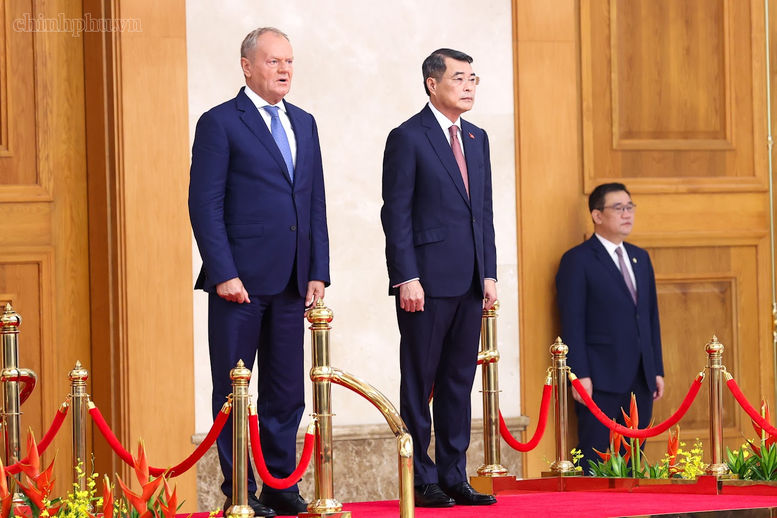 Thủ tướng L&ecirc; Minh Hưng chủ tr&igrave; lễ đ&oacute;n ch&iacute;nh thức Thủ tướng Ba Lan- Ảnh 2.